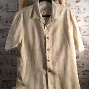 Tommy Bahama silk button down shirt