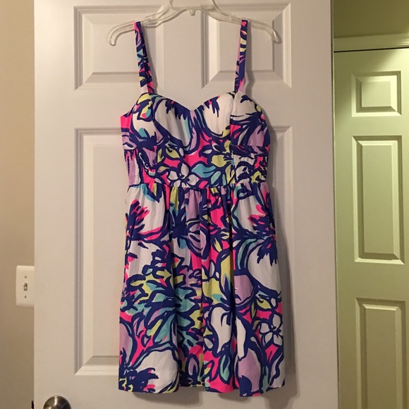 Lilly Pulitzer Dresses & Skirts - NWT Lilly Pulitzer Christine Dress catwalkin print