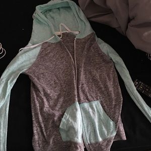 Medium zip up jacket from tilts runs small