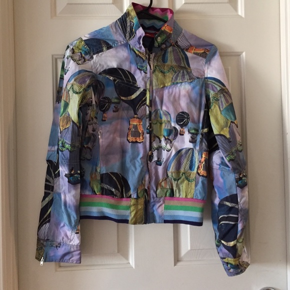 Hot air balloon zip up jacket