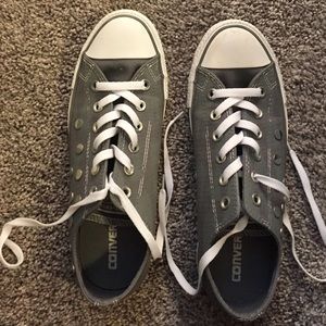 Brand New Grey Studded Converse woman's 10