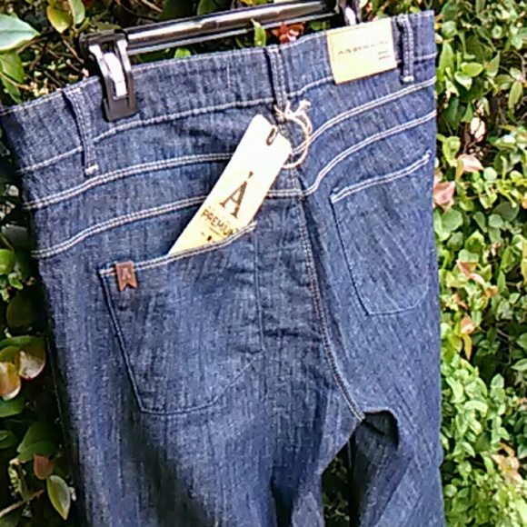 Abstracta Jeans - Flared Stretch Blue Jeans Plus Size Abstracta Jeans - Flared Stretch Blue Jeans Plus Size