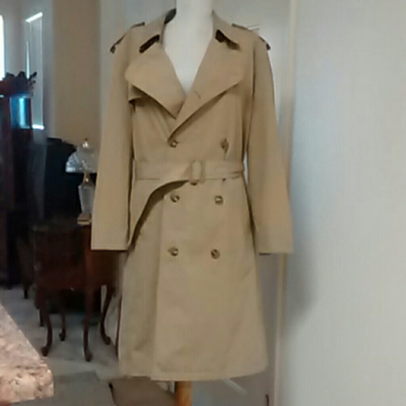 Vintage Mens Misty Harbor Trench Coat