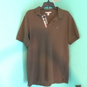 Authentic Brown Burberry Polo
