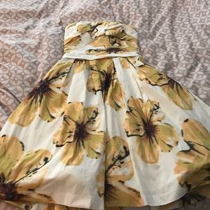 Floral printer ML Monique Lhuillier Dress
