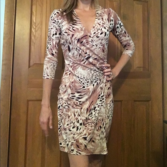 Jennifer Lopez Animal Print Dress