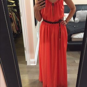 •Price drop• Coral Dress size S/M European Brand