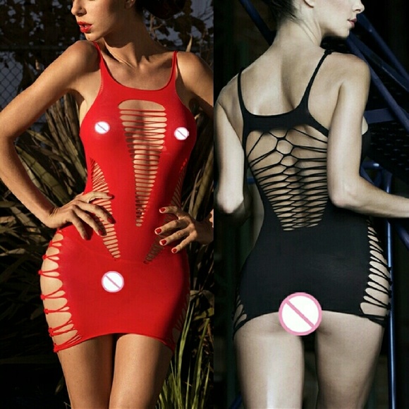 Other - Sexy crochet Fish Net Bodystockings Lingerie Babyd