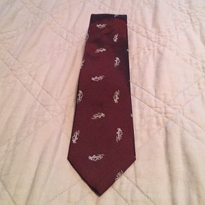 Skinny Maroon Banana Republic Necktie