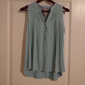 Light teal tank top