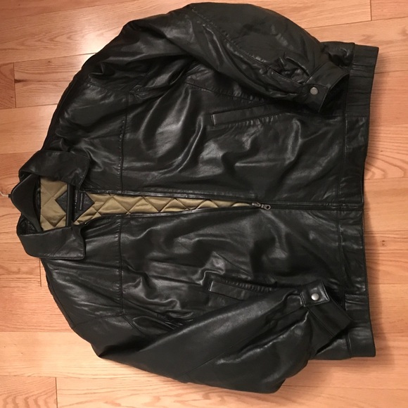 J.Ferra Mens Leather Jacket ! LIKE NEW⭐️