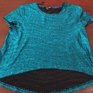 Metallic shimmery forever 21 top!