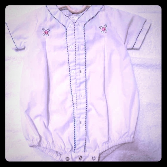Baby boy petit Ami smocked outfit