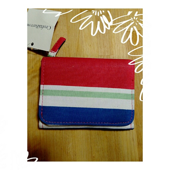 *Brand New* Striped Fabric Wallet