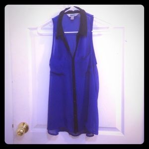 NWOT Collared tank top