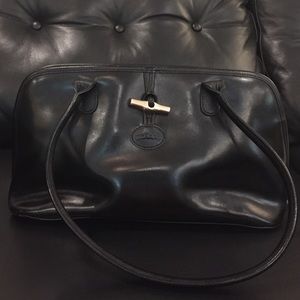 Longchamp leather handbag
