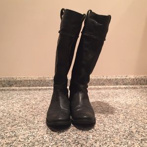 Frye tall black boots!