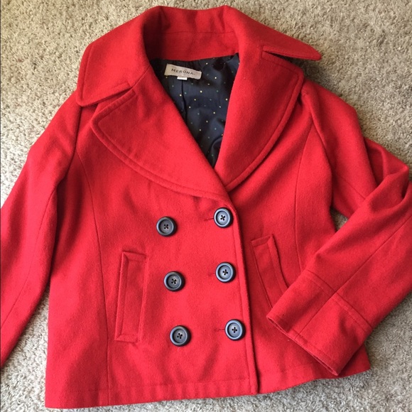 Merona (Target brand) red coat - Picture 1 of 1