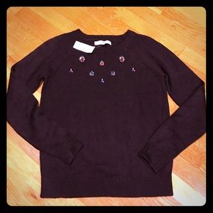 NWT* LOFT Cardigan with Gems