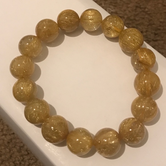 Natural Golden Rutile Quartz