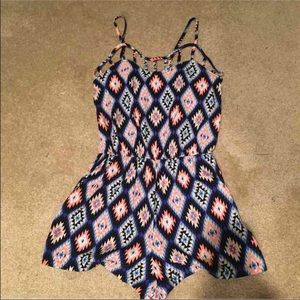 Xhilaration Aztec Print Romper