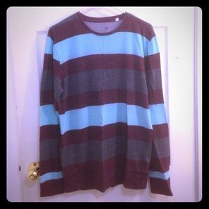 On the Byas striped sweater