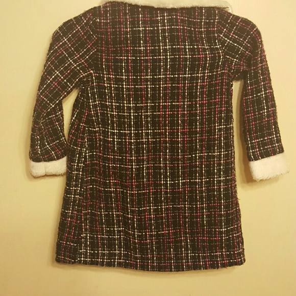 girls 4t holiday christmas winter jacket coat - Picture 4 of 4