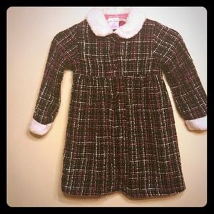 girls 4t holiday christmas winter jacket coat