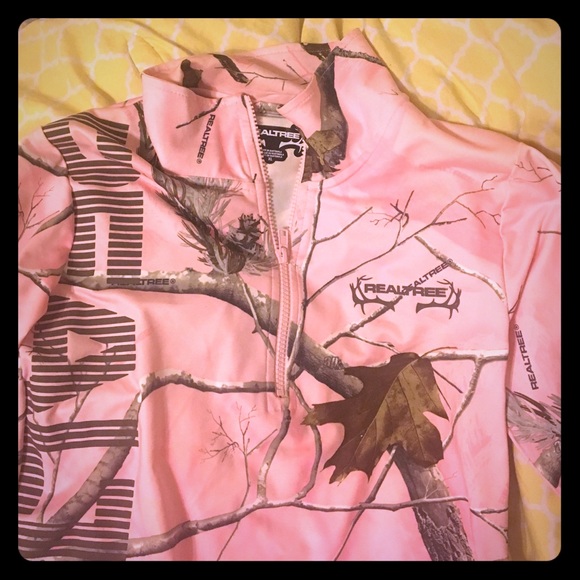 Pink camo shirt