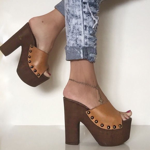 steve madden platform clogs