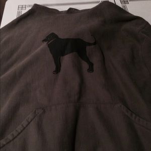 Men's black dog sweatshirt