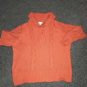 Dress barn 3x burnt orange sweater