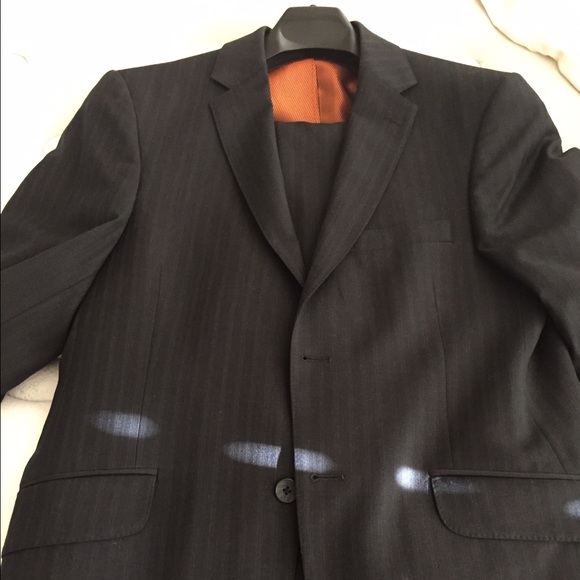 Ben Sherman Black Stripe Suit