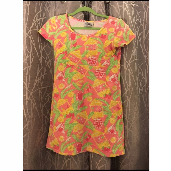 Lilly Pulitzer tiki cotton dress