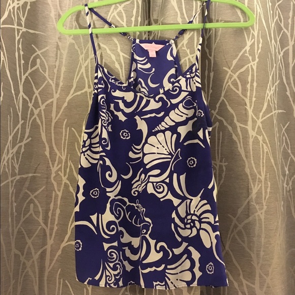Lilly Pulitzer shell print dusk top