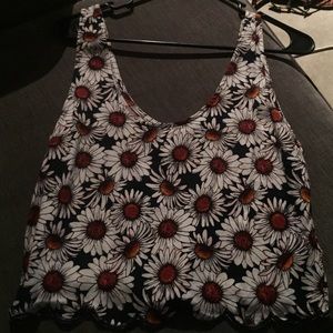 Sunflower print LA HEARTS Tank Top