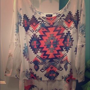 Tribal long sleeve shirt