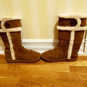 MICHAEL KORS WINTER TALL SHEARLING BOOTS