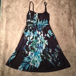 SALE. WHBM fit and Flare/pockets and beaded straps