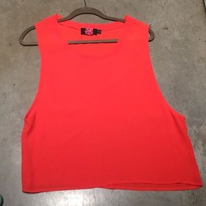 Orang tank top WORN ONCE