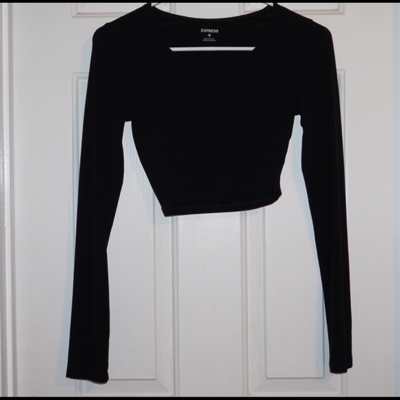 Express Long sleeve crop top
