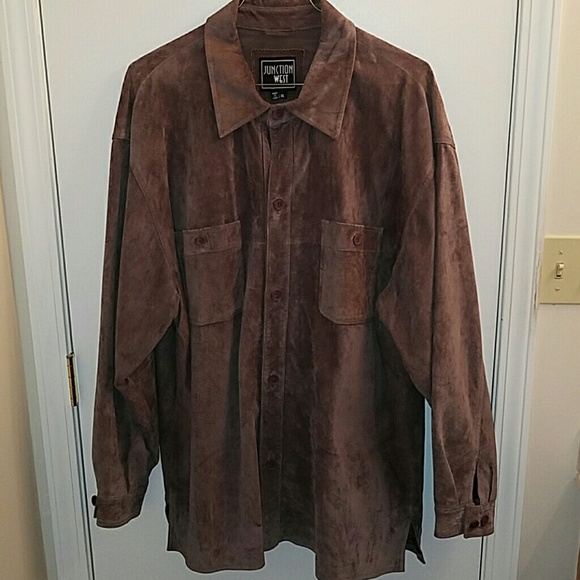 Men's suede shirt/jacket