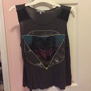 Charlotte Russe wolf tank