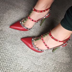 Valentino rockstud heels