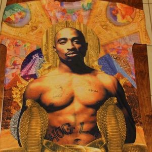 Renaissance Art Printed Tupac T-Shirt