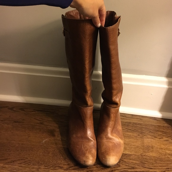 Steven by Steve Madden cognac tall boots