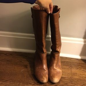 Steven by Steve Madden cognac tall boots