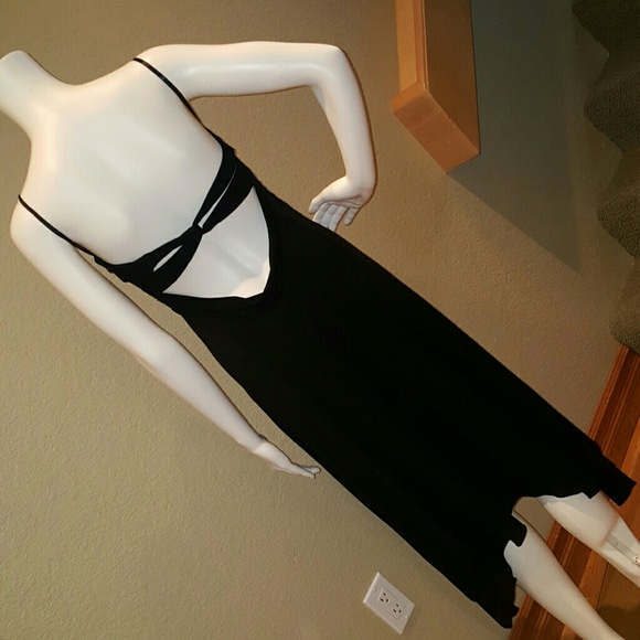 LAUNDRY by Shelli Segal long black sz. 6 - Picture 2 of 4