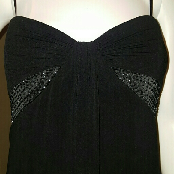 LAUNDRY by Shelli Segal long black sz. 6 - Picture 3 of 4