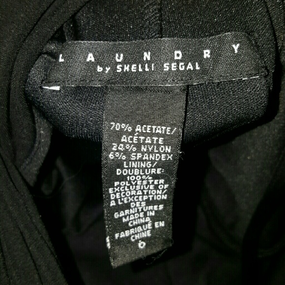 LAUNDRY by Shelli Segal long black sz. 6 - Picture 4 of 4